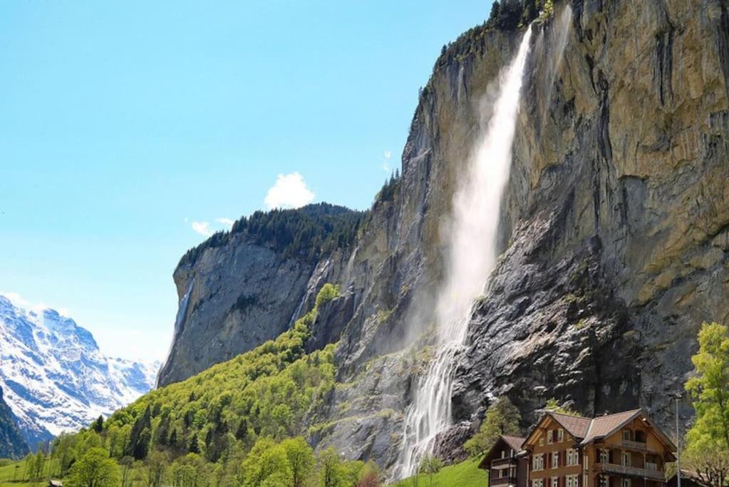 Breathtaking Waterfall Apartment Nr.2 Lauterbrunnen Zewnętrze zdjęcie