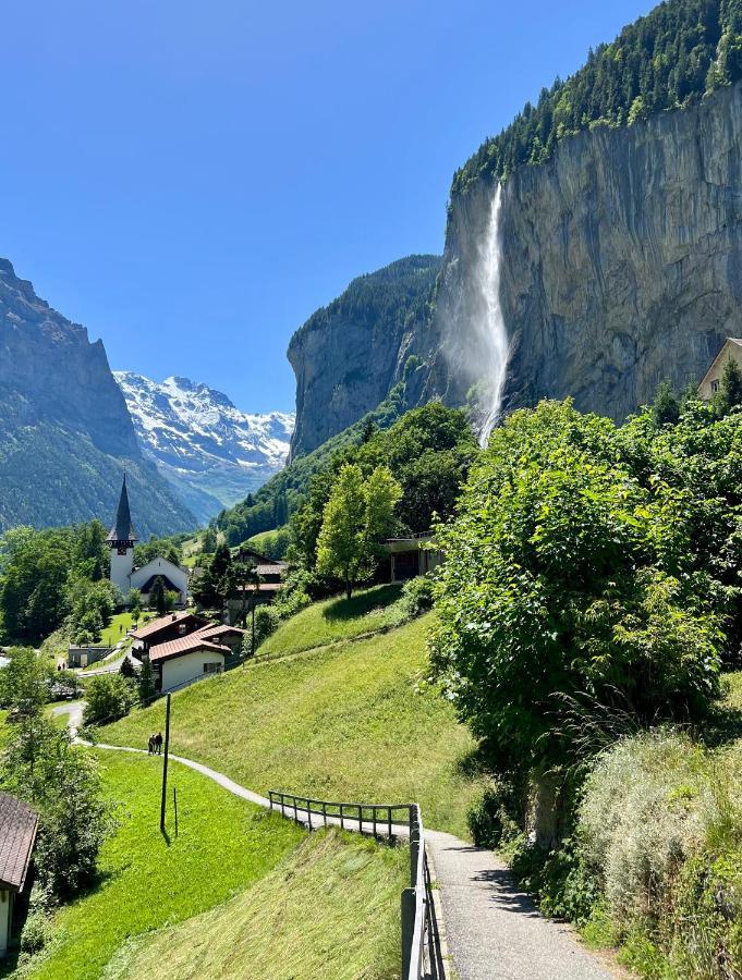 Breathtaking Waterfall Apartment Nr.2 Lauterbrunnen Zewnętrze zdjęcie